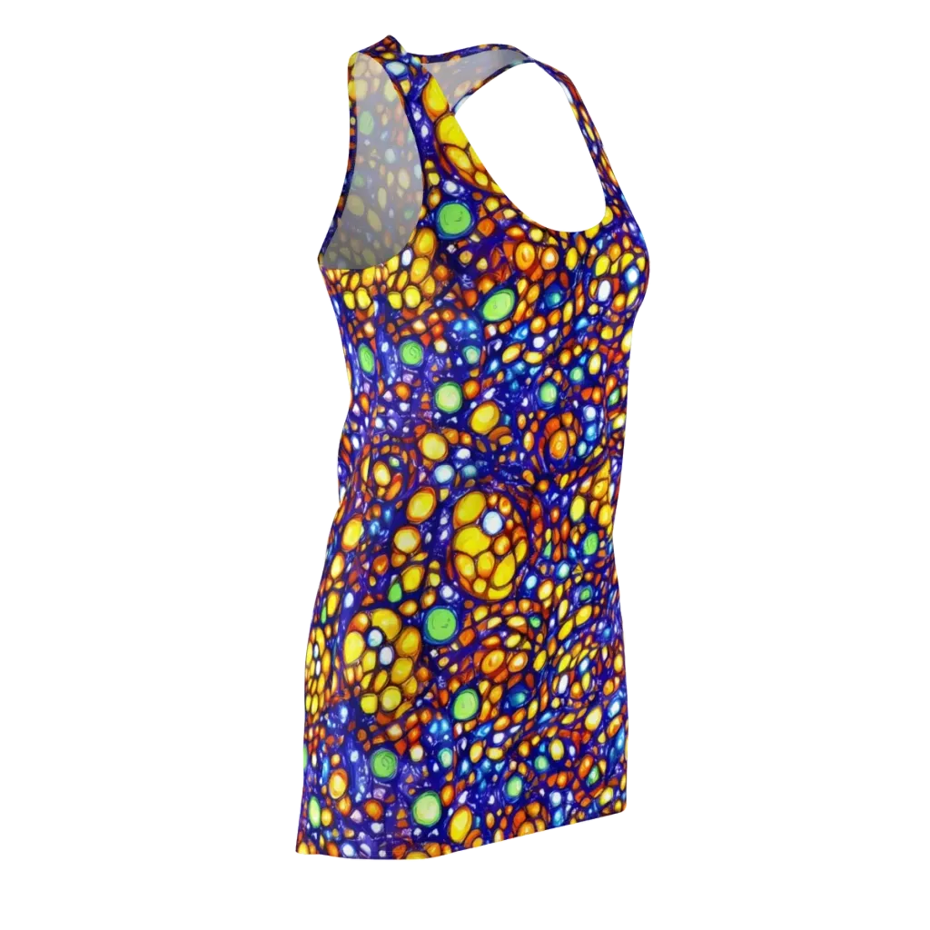 Cobalt Nectar on Racerback Dress — Front Side