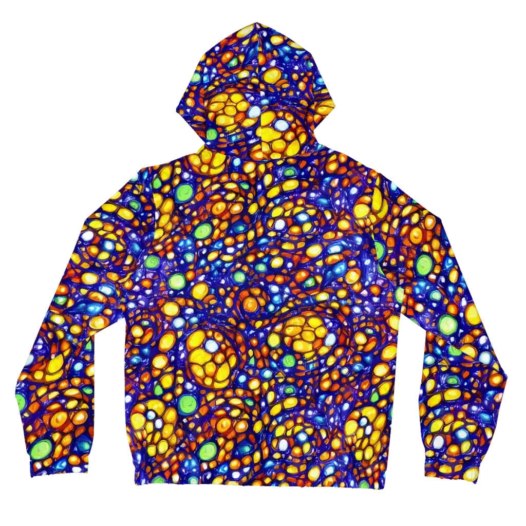 Cobalt Nectar on Women's Full-Zip Hoodie — Back