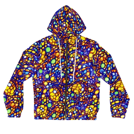Cobalt Nectar on a Women's Full-Zip Hoodie