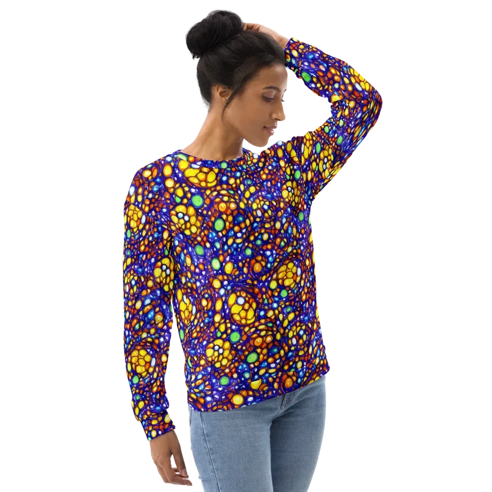 Cobalt Nectar on Sweatshirt — Right Front