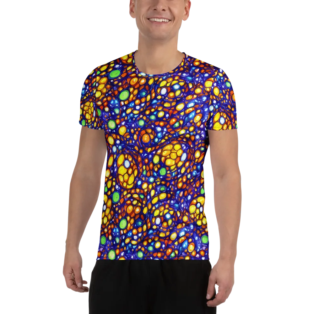 Cobalt Nectar on Men's Athletic T-Shirt — Front