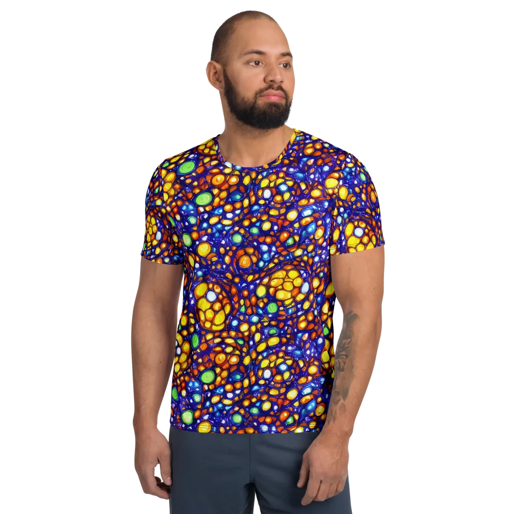 Cobalt Nectar on Men's Athletic T-Shirt — Front