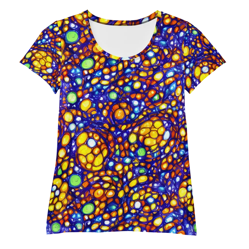 Cobalt Nectar on Women's Athletic T-Shirt — Front