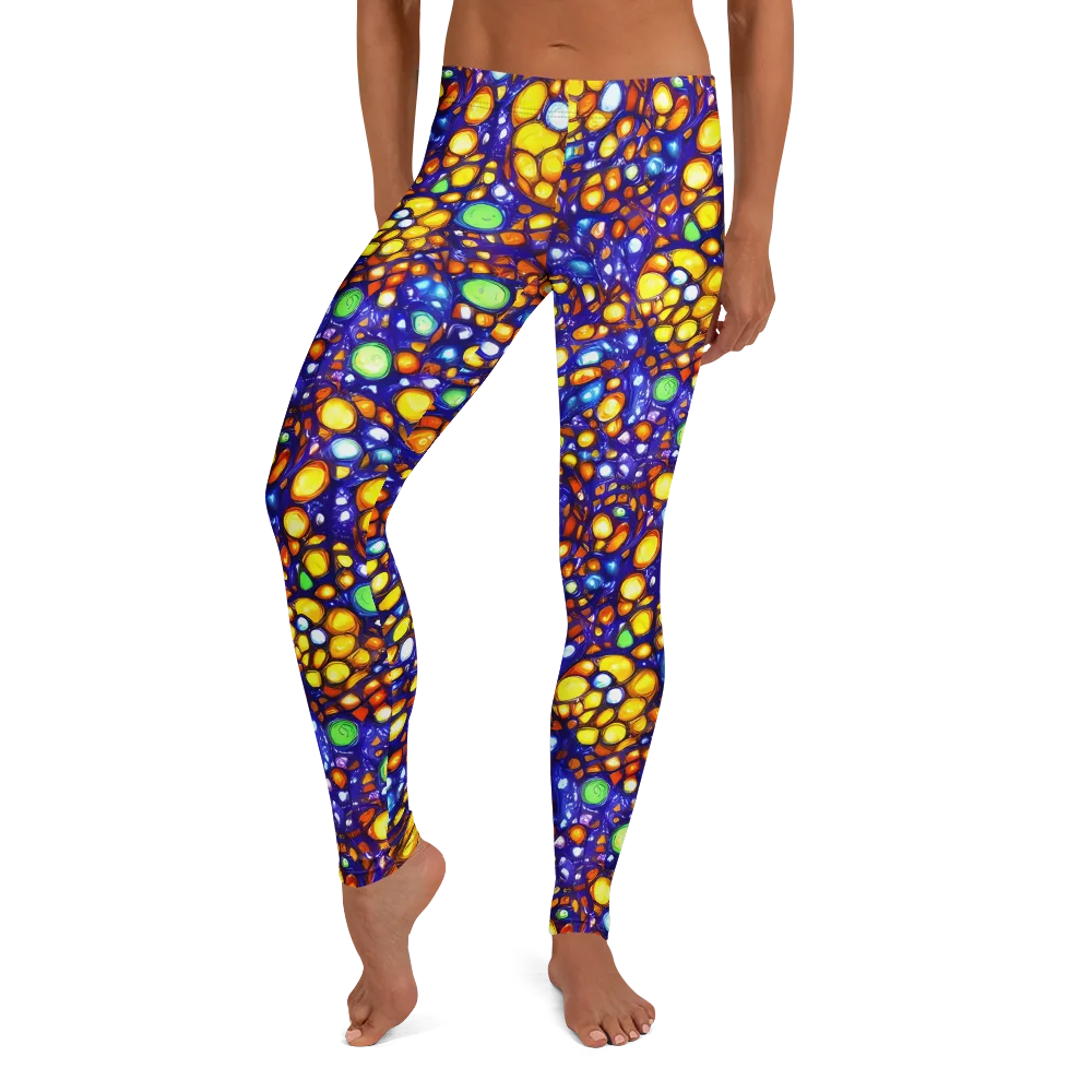 Cobalt Nectar on Leggings — Front