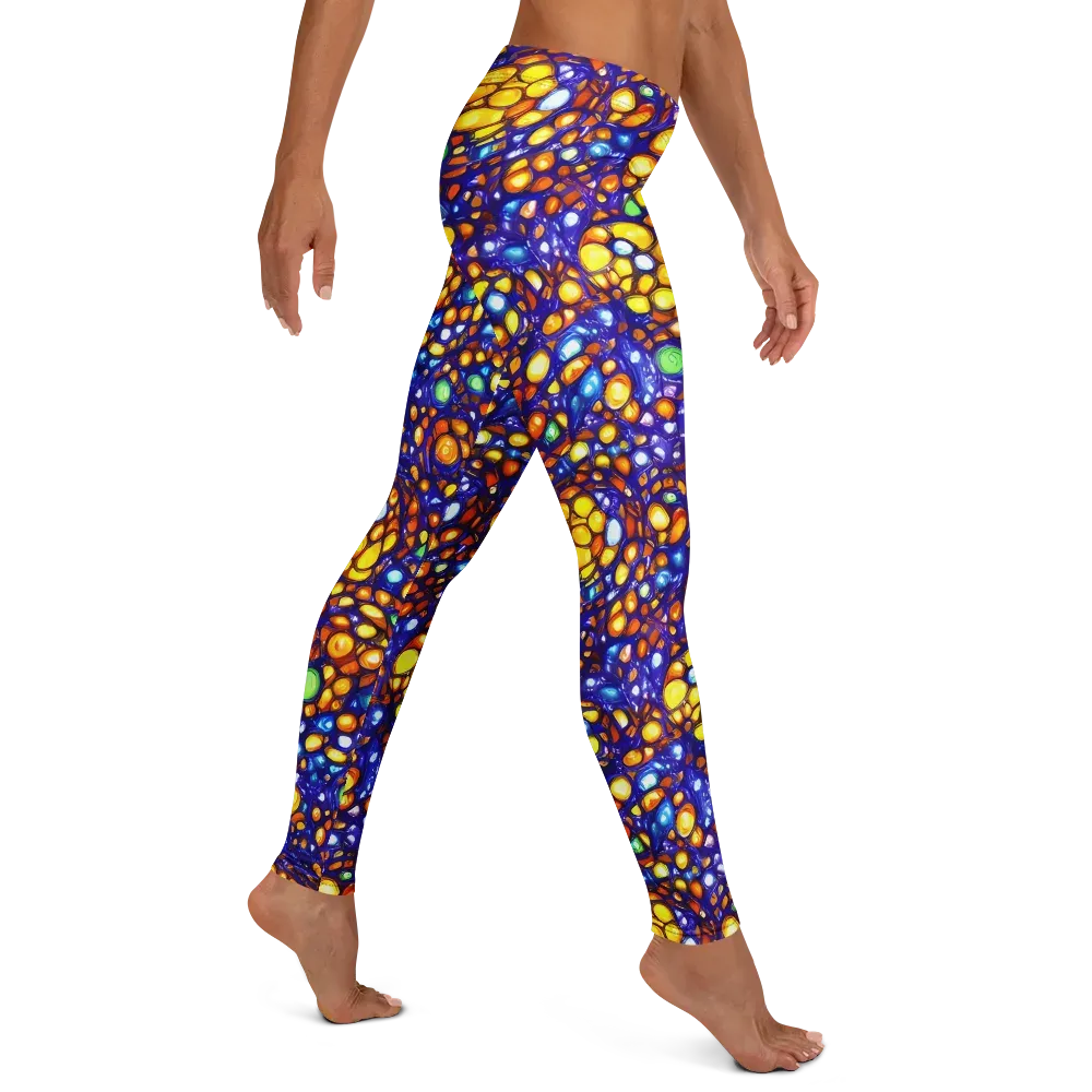 Cobalt Nectar on Leggings — Right