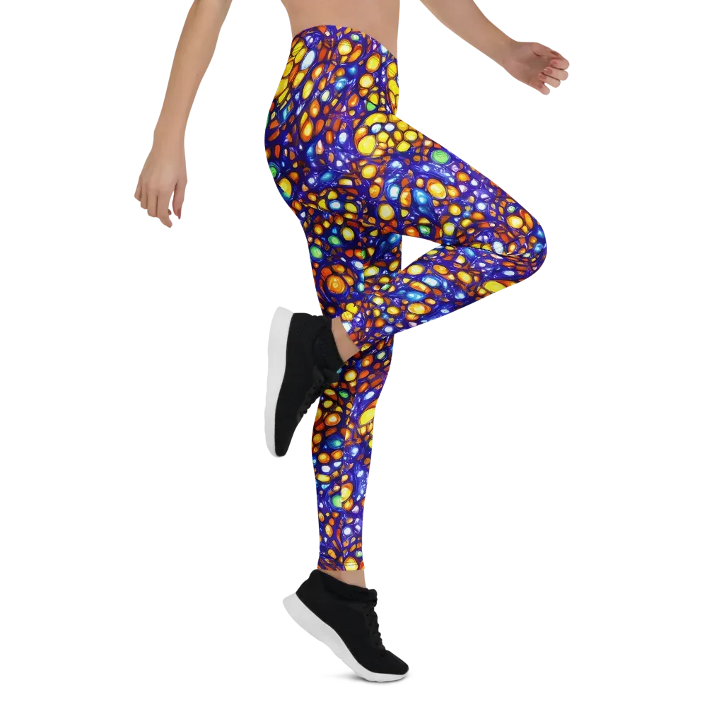 Cobalt Nectar on Leggings — Right
