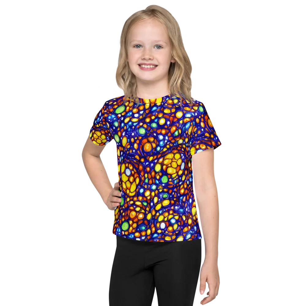 Cobalt Nectar on Kids Crew Neck T-Shirt — Front