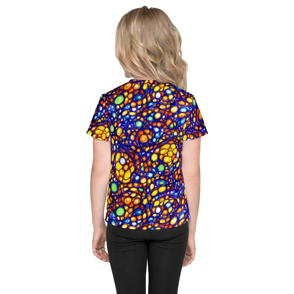 Cobalt Nectar on Kids Crew Neck T-Shirt — Back
