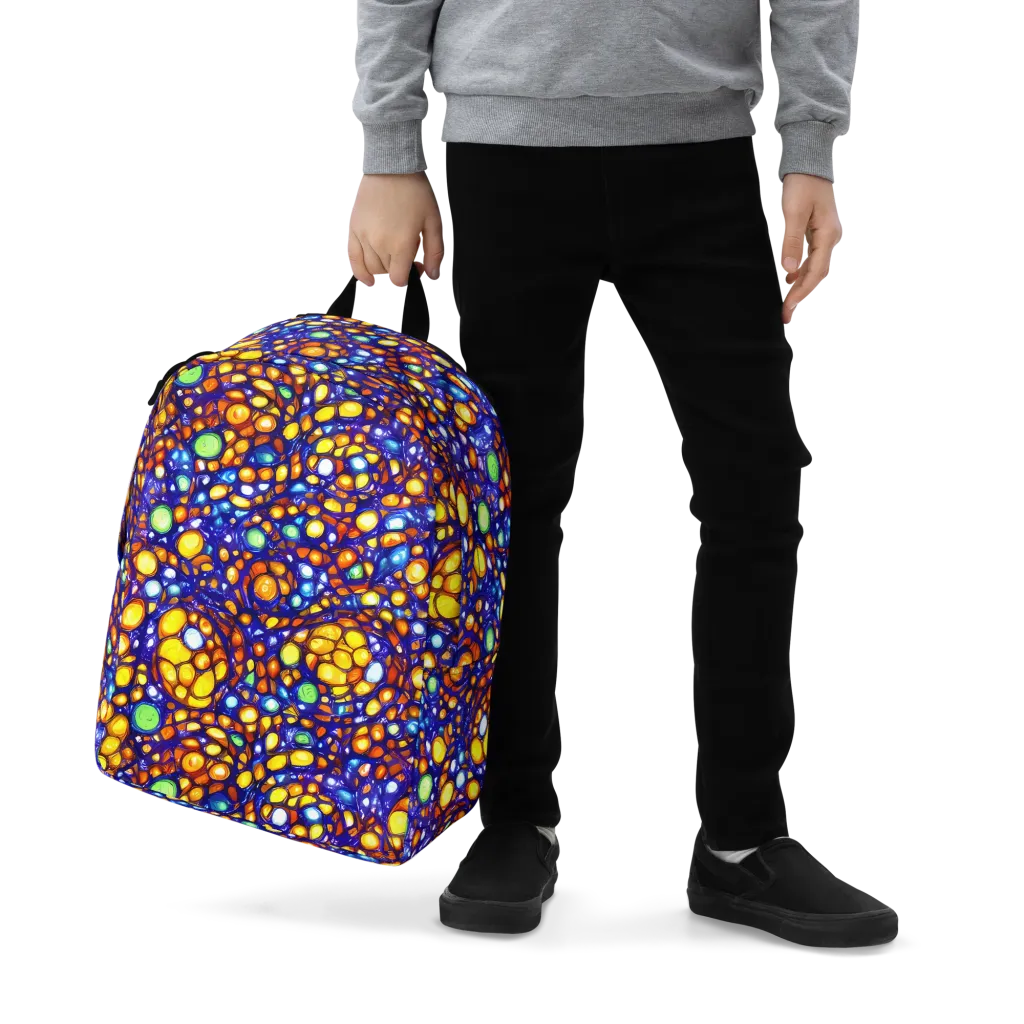 Cobalt Nectar on Minimalist Backpack — Zoomed-in