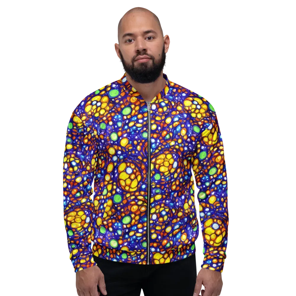 Cobalt Nectar on Bomber Jacket — Front