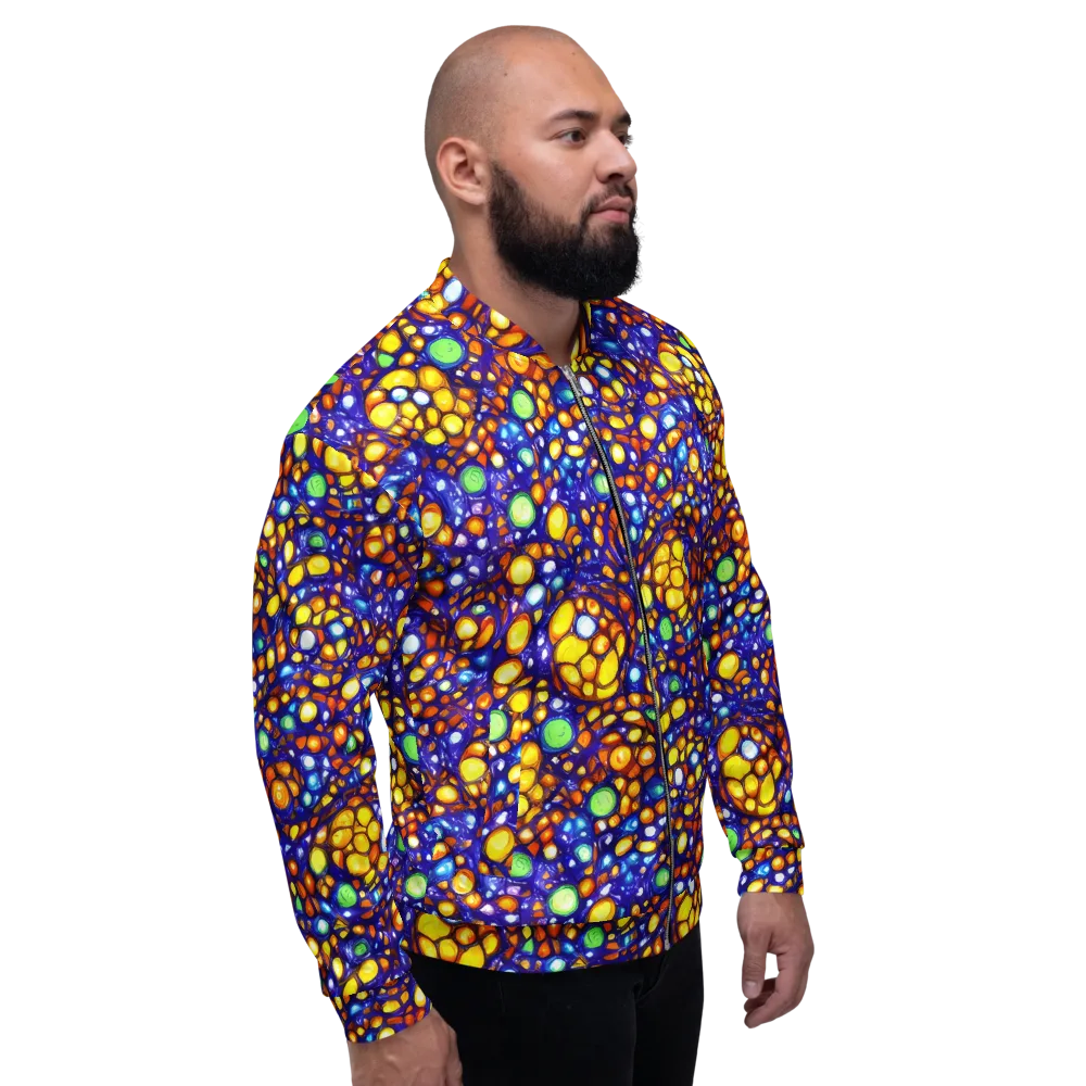 Cobalt Nectar on Bomber Jacket — Right