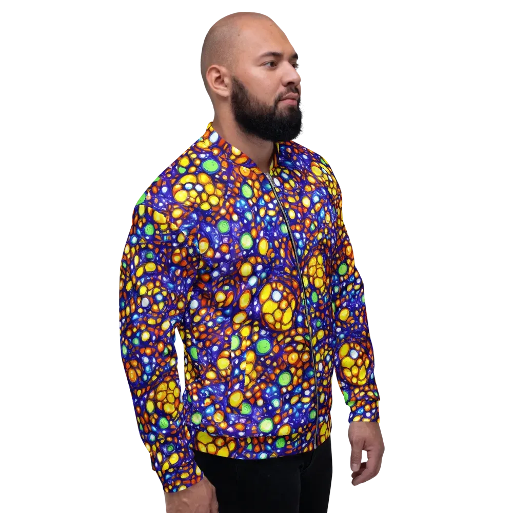 Cobalt Nectar on Bomber Jacket — Right
