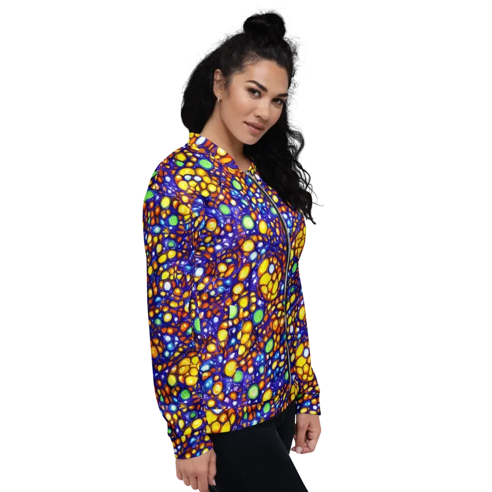 Cobalt Nectar on Bomber Jacket — Right