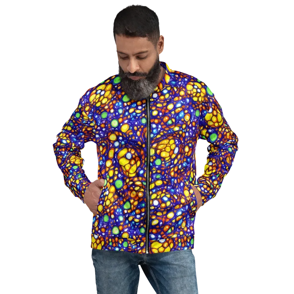 Cobalt Nectar on Bomber Jacket — Front