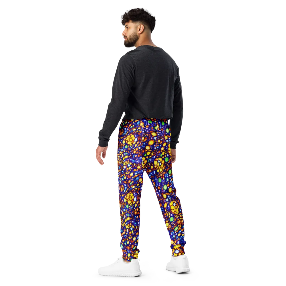Cobalt Nectar on Men's Joggers — Back