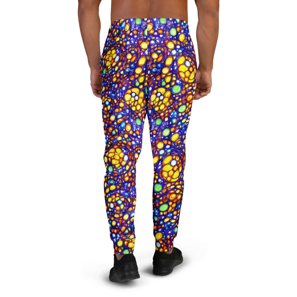 Cobalt Nectar on Men's Joggers — Back