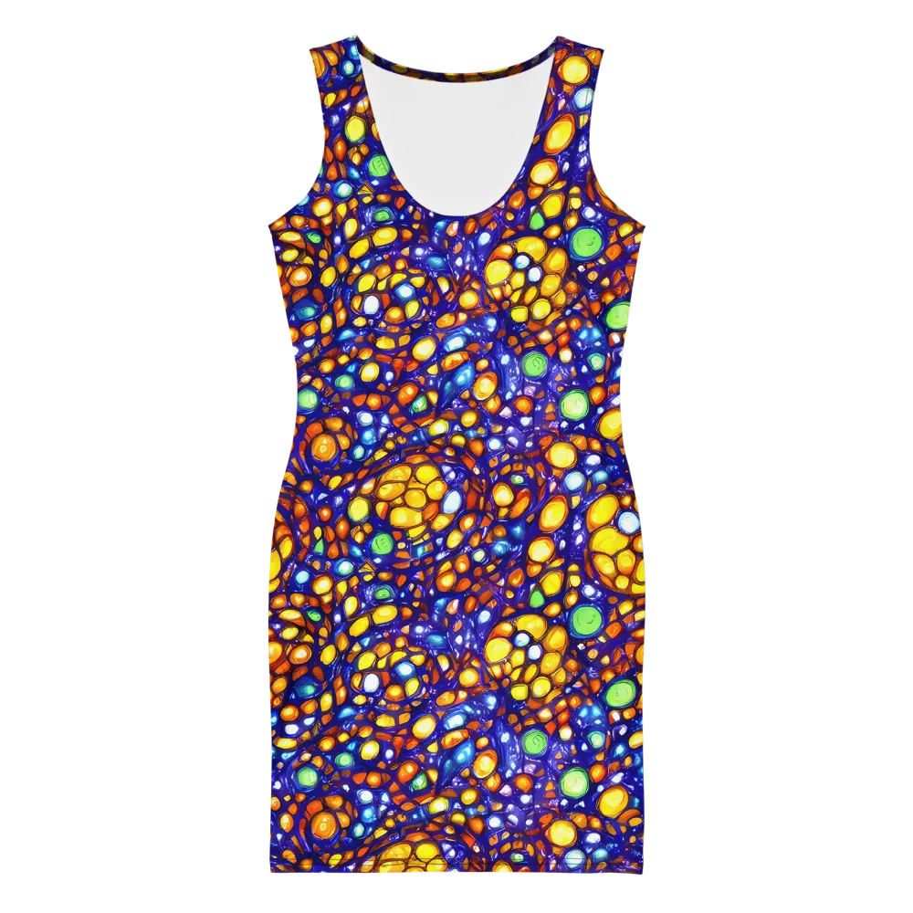 Cobalt Nectar on Bodycon Dress — Front