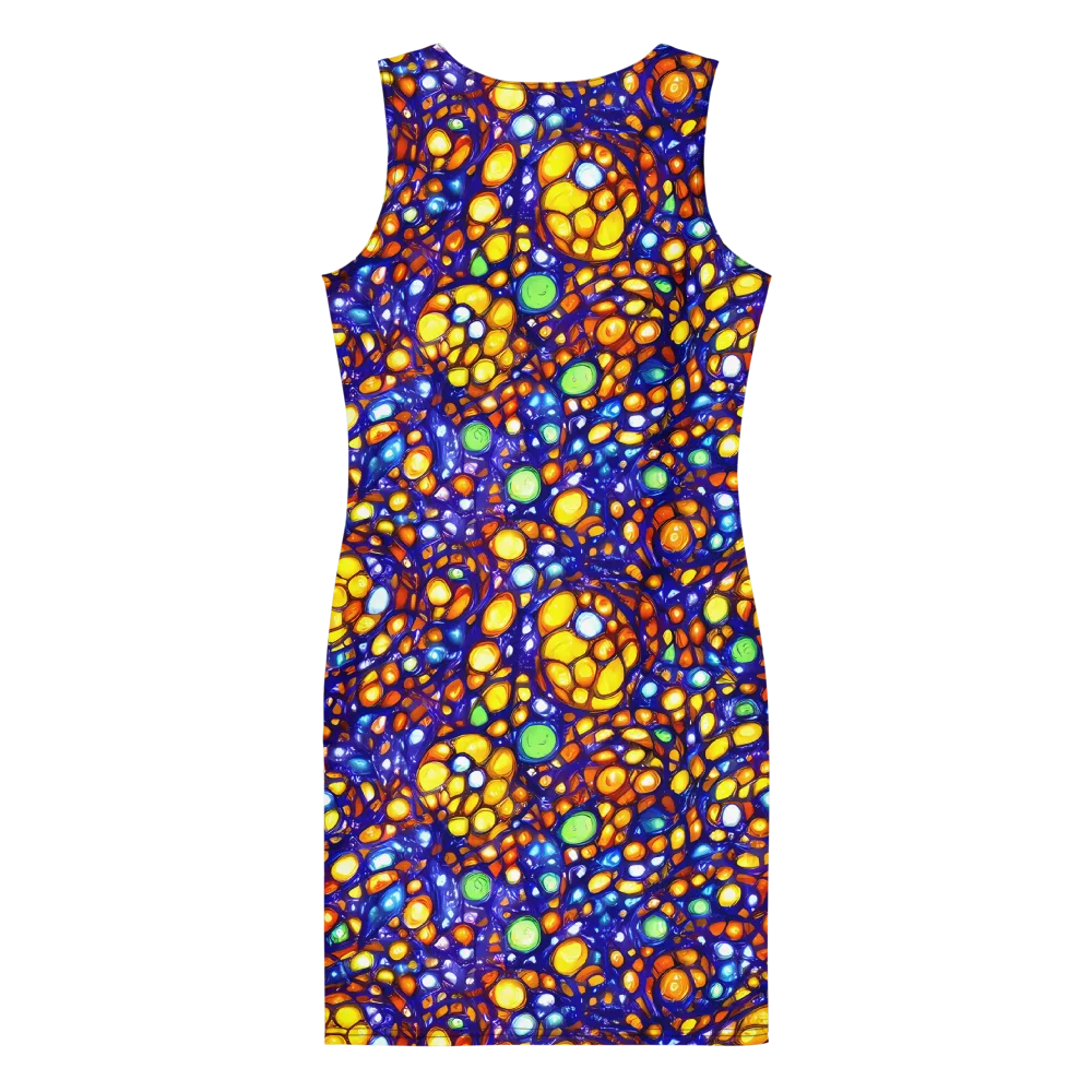 Cobalt Nectar on Bodycon Dress — Back