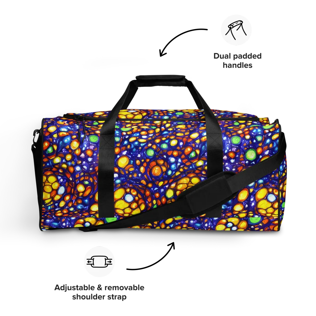 Cobalt Nectar on Duffle Bag — Front