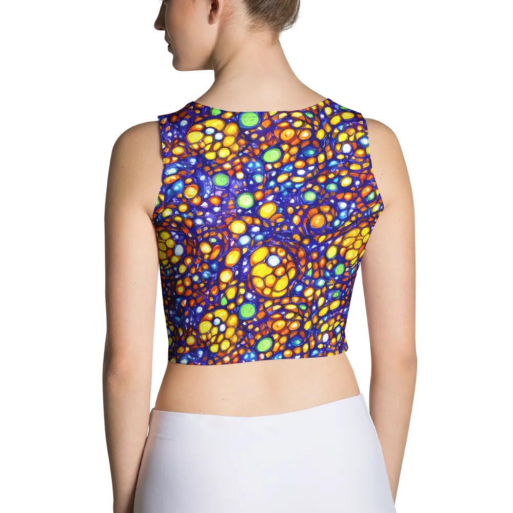 Cobalt Nectar on Crop Top — Back