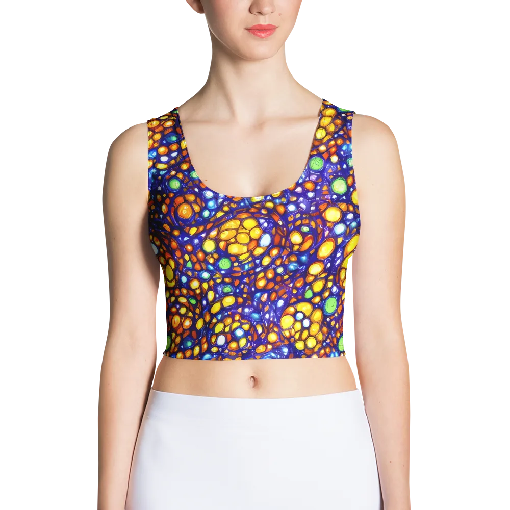 Cobalt Nectar on Crop Top — Front