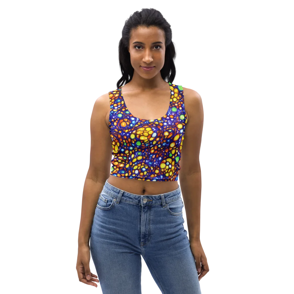 Cobalt Nectar on Crop Top — Front