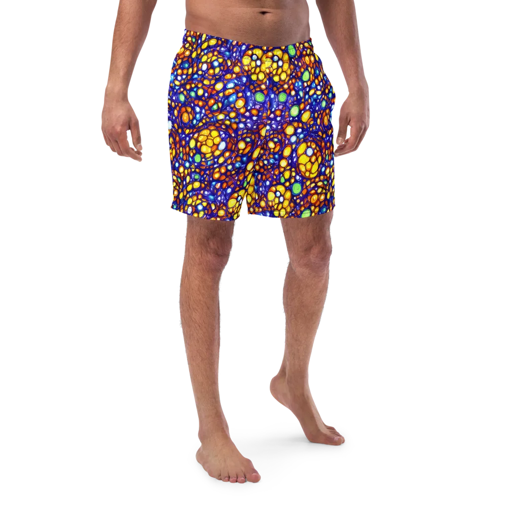 Cobalt Nectar on Swim Trunks — Front