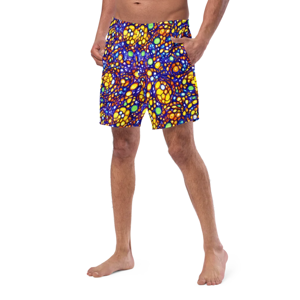 Cobalt Nectar on Swim Trunks — Left Front