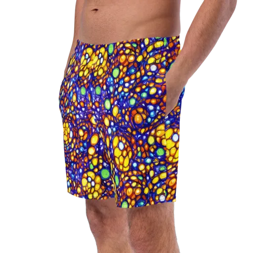 Cobalt Nectar on a Swim Trunks