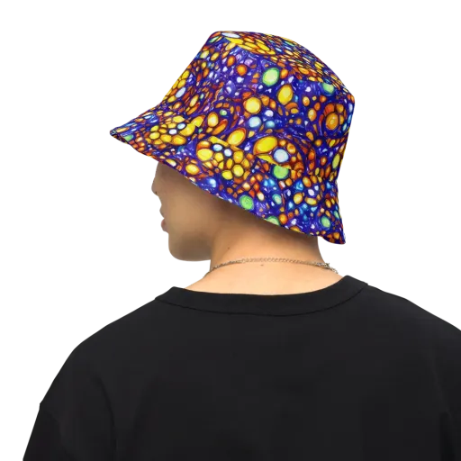 Cobalt Nectar on a Reversible Bucket Hat