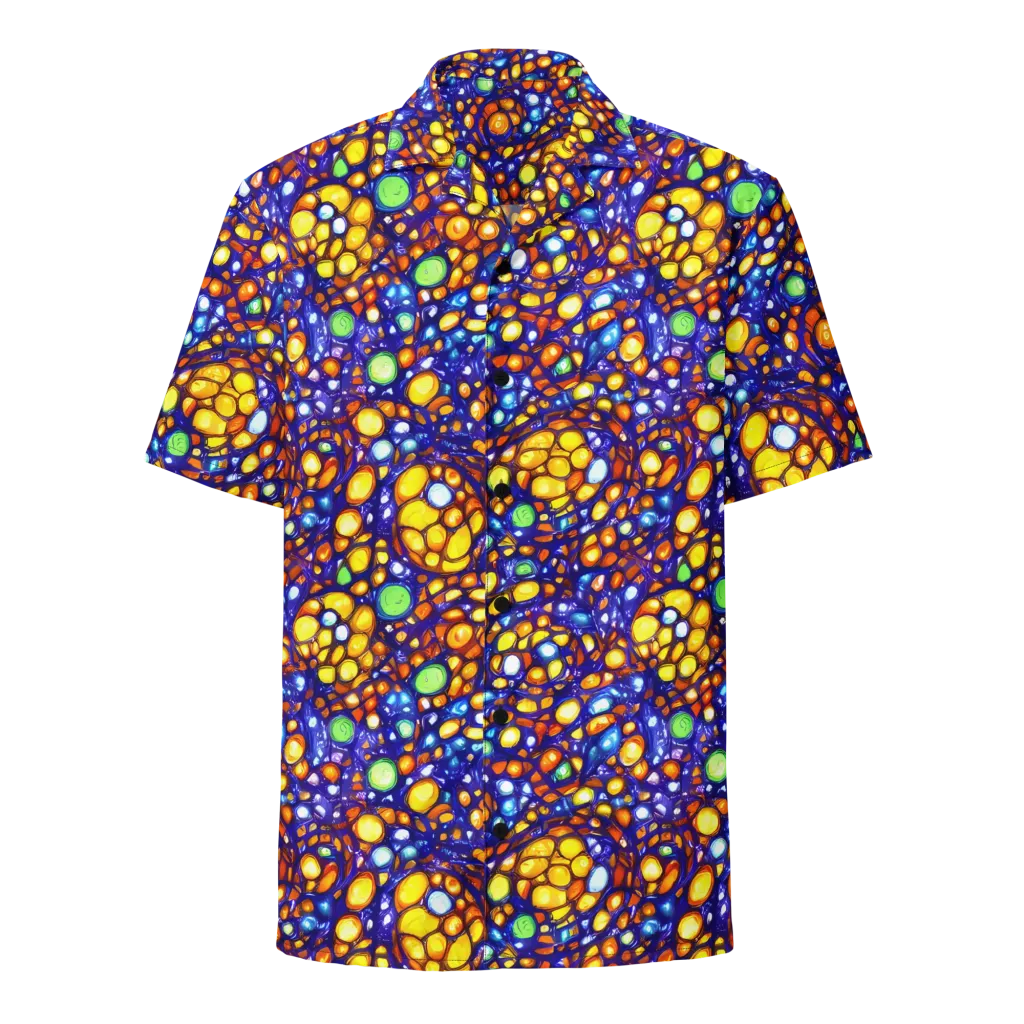 Cobalt Nectar on Button Shirt — Front