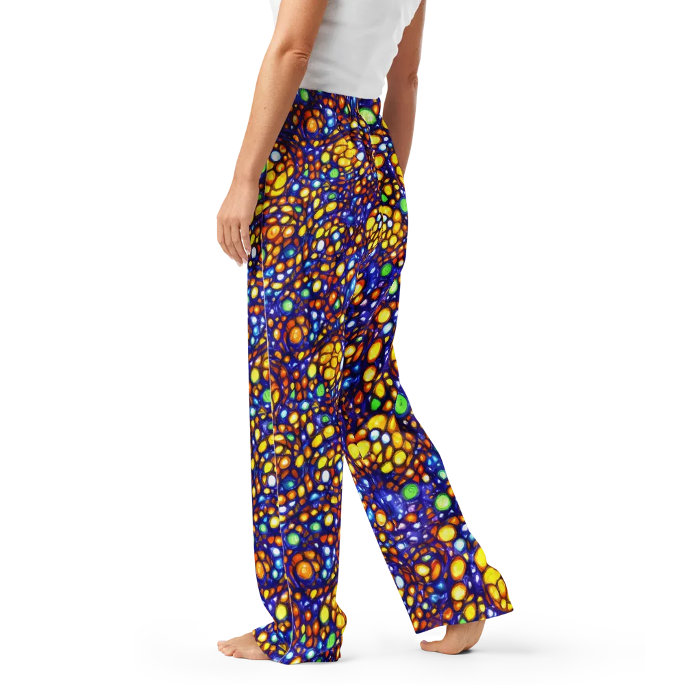 Cobalt Nectar on Women's Pajama Pants — Left