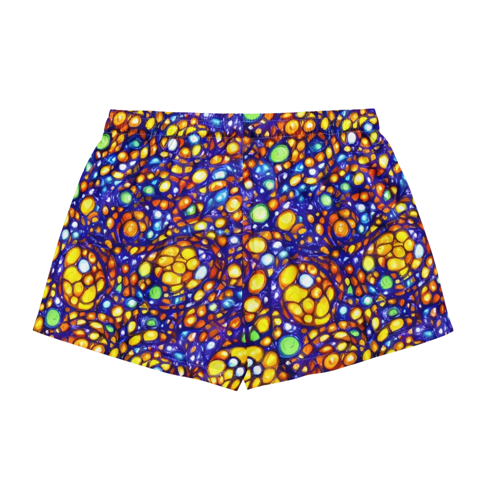 Cobalt Nectar on Women's Pajama Shorts — Back