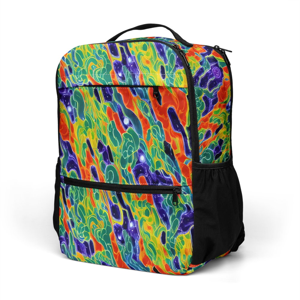 Liquid Tropics on Utility Backpack — Left Front