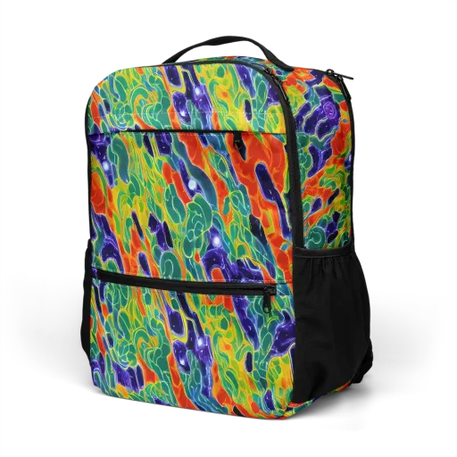 Liquid Tropics on a Utility Backpack