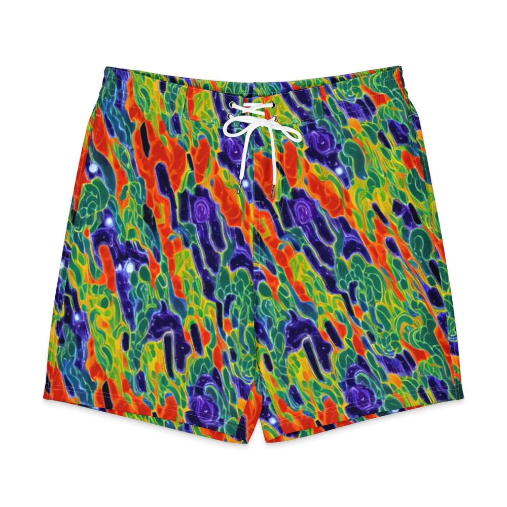 Liquid Tropics on Men's Board Shorts — Front