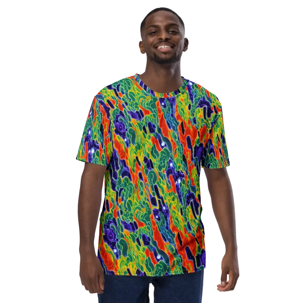Liquid Tropics on Men's Crew Neck T-Shirt — Front