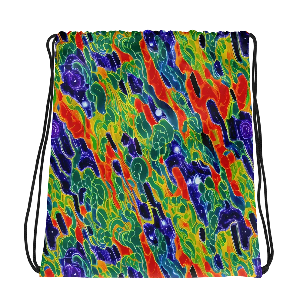 Liquid Tropics on Drawstring Bag — Photo