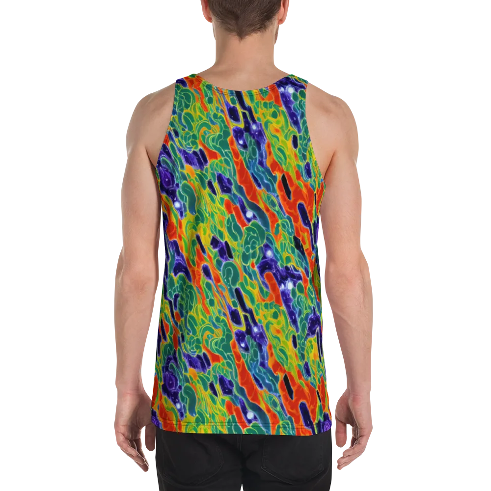 Liquid Tropics on Men's Tank Top — Back