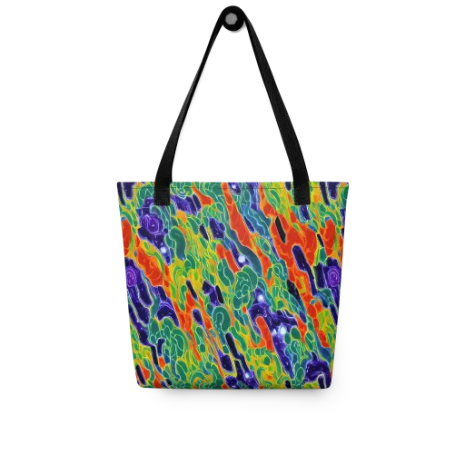 Liquid Tropics on a Tote Bag