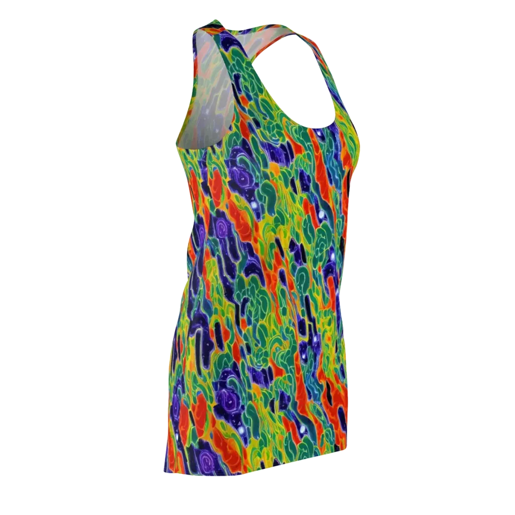 Liquid Tropics on Racerback Dress — Front Side