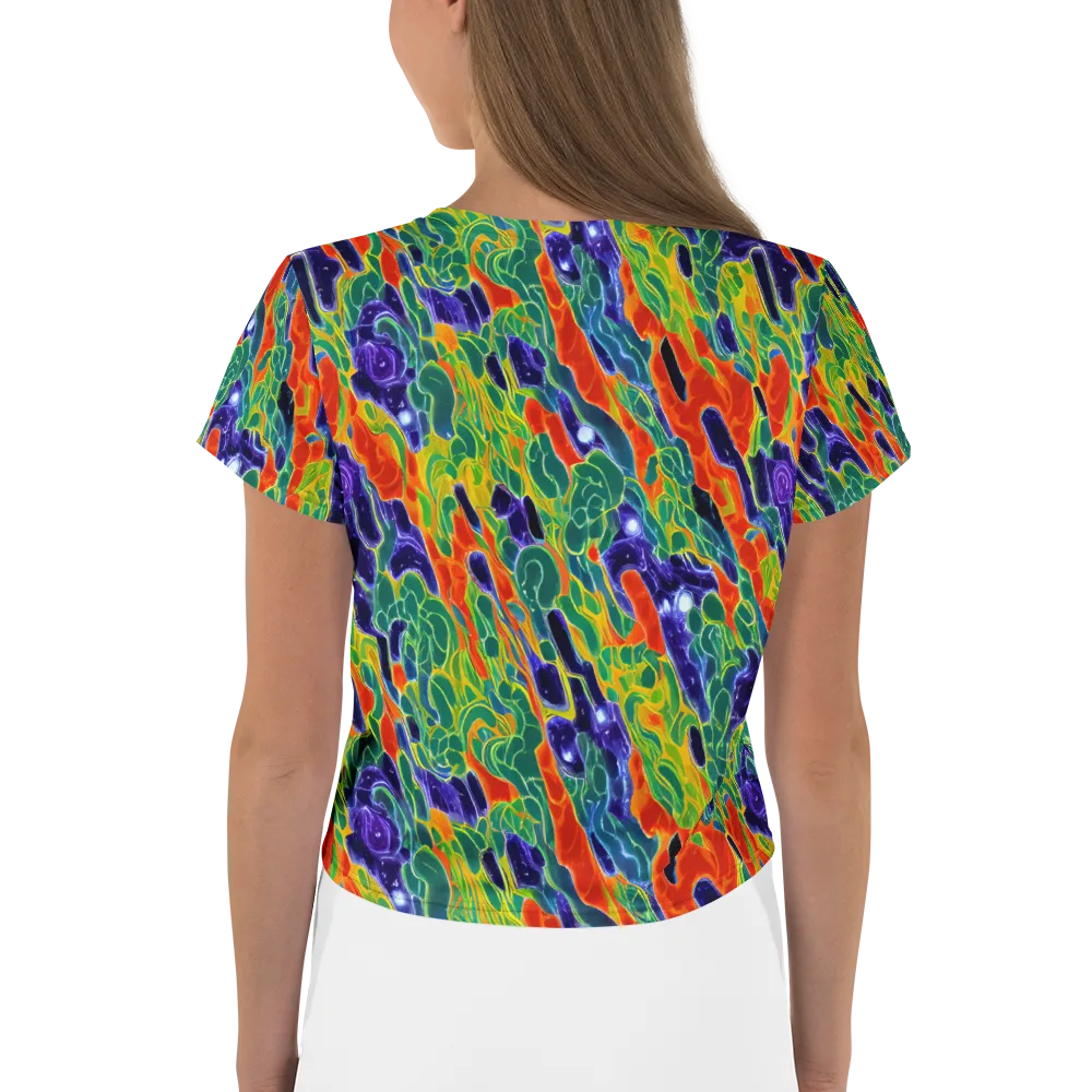 Liquid Tropics on Crop Tee — Back