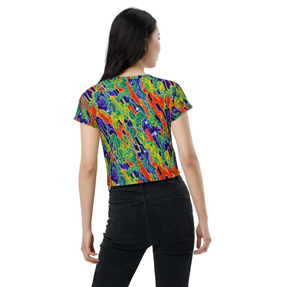 Liquid Tropics on Crop Tee — Back
