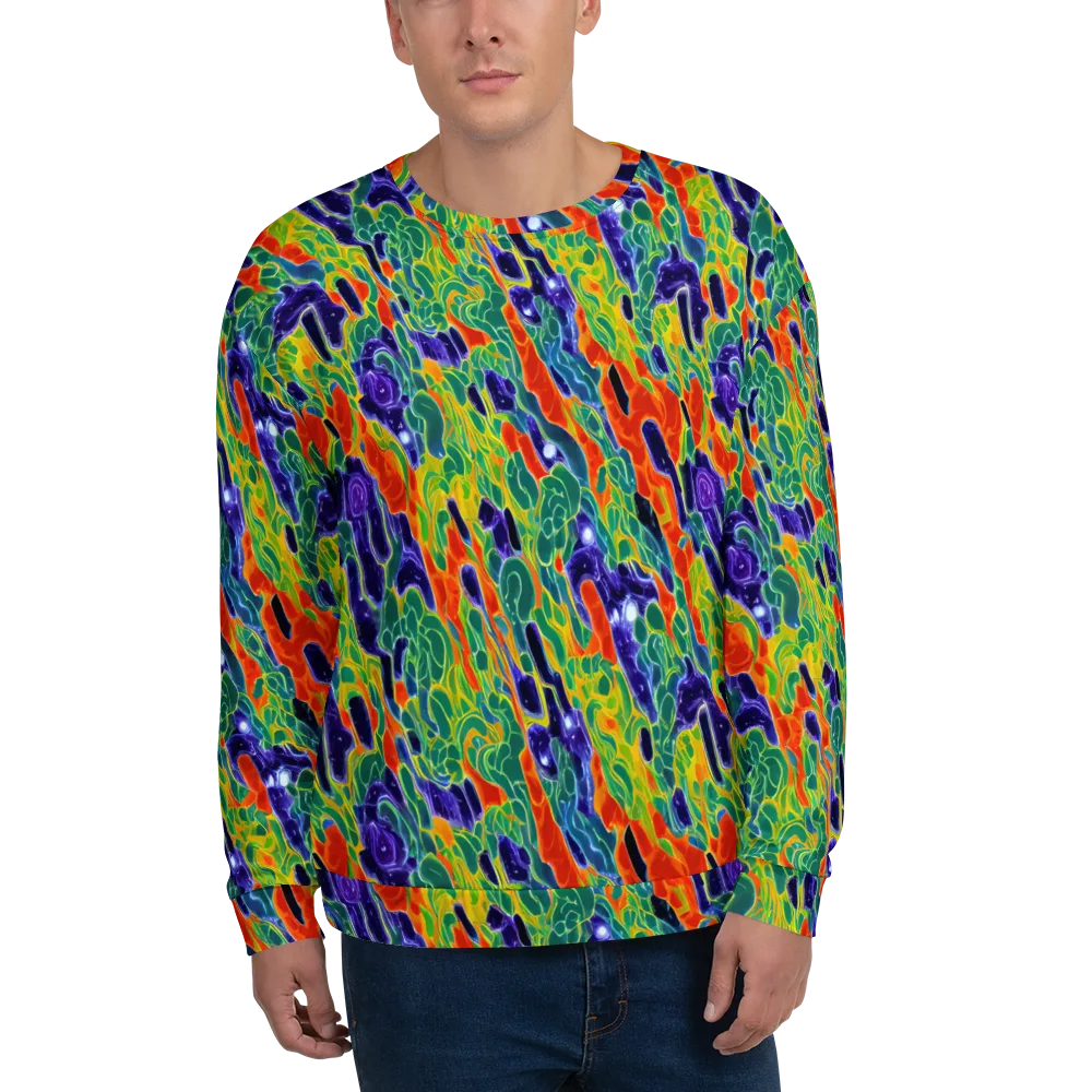 Liquid Tropics on Sweatshirt — Front
