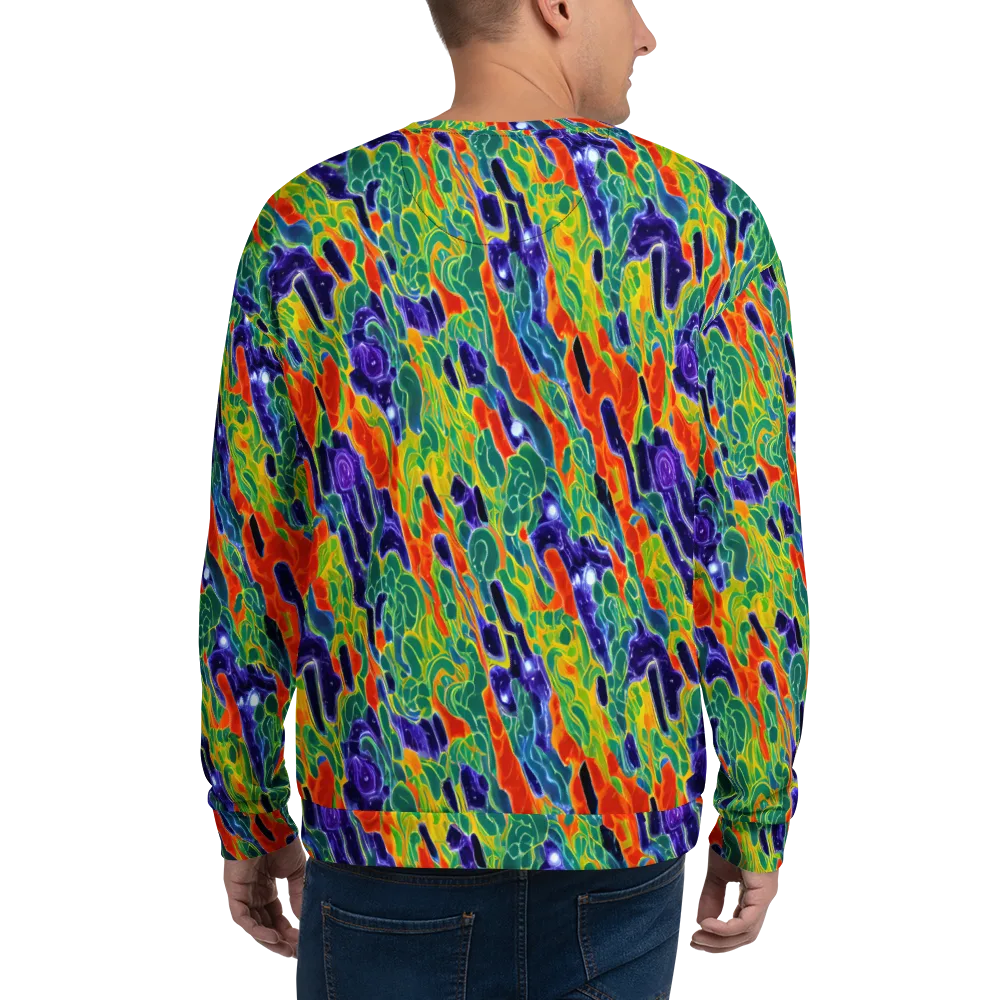 Liquid Tropics on Sweatshirt — Back