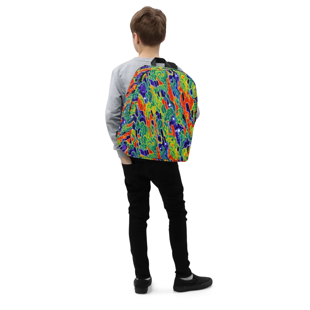 Liquid Tropics on Minimalist Backpack — Right Front