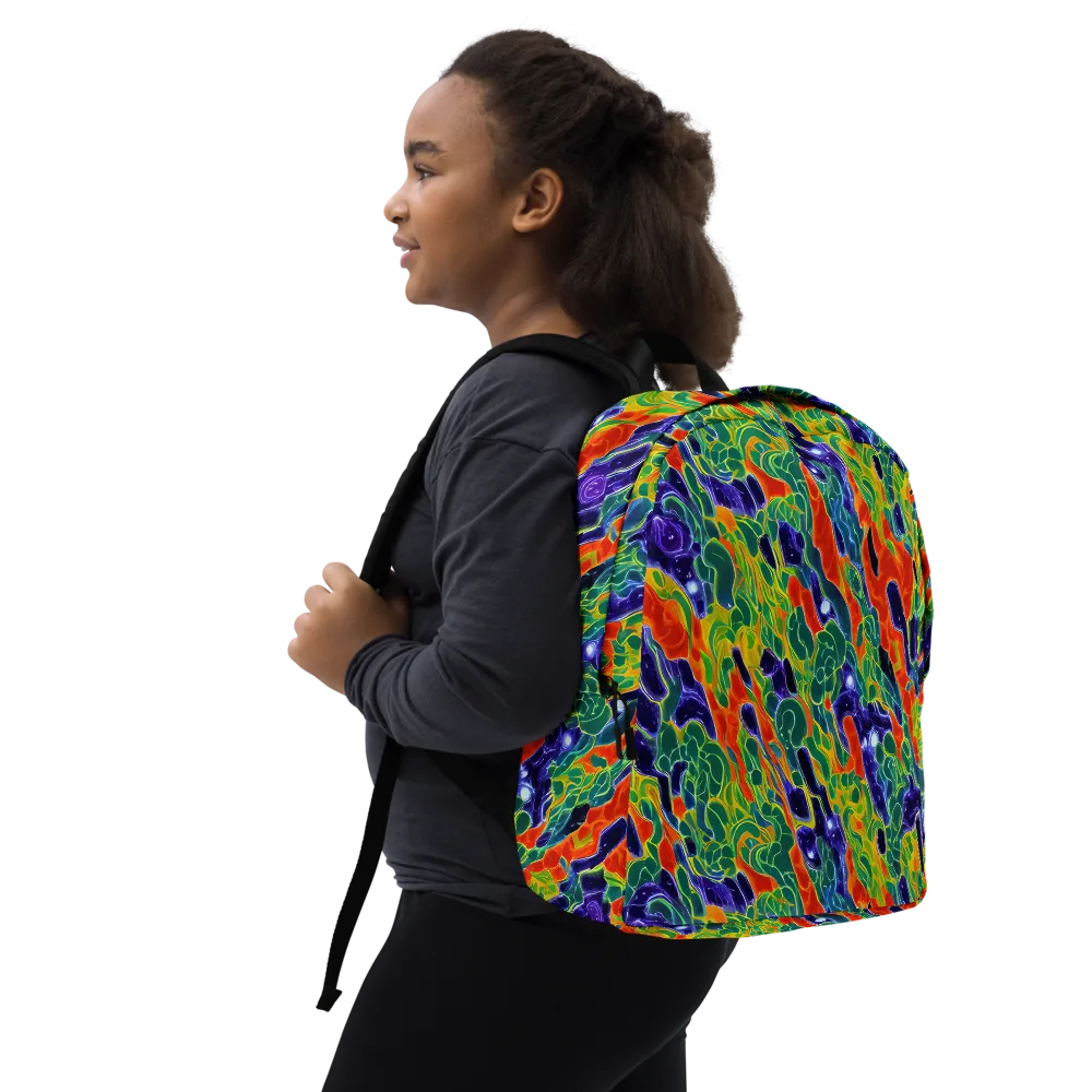 Liquid Tropics on Minimalist Backpack — Right Front