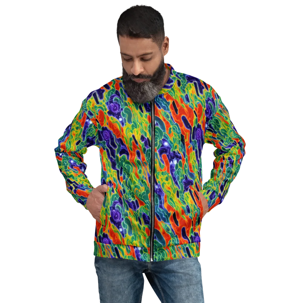 Liquid Tropics on Bomber Jacket — Front