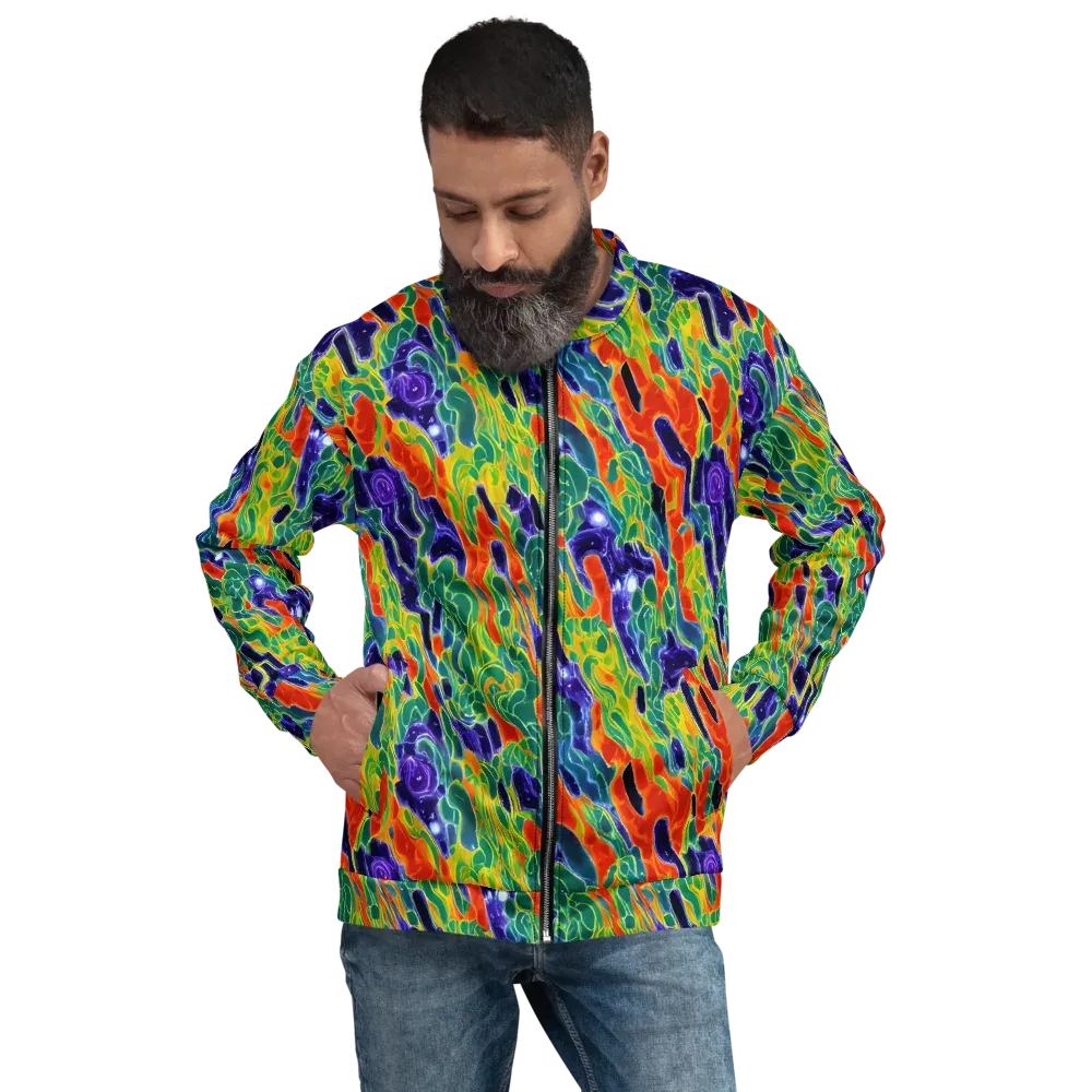 Liquid Tropics on Bomber Jacket — Front