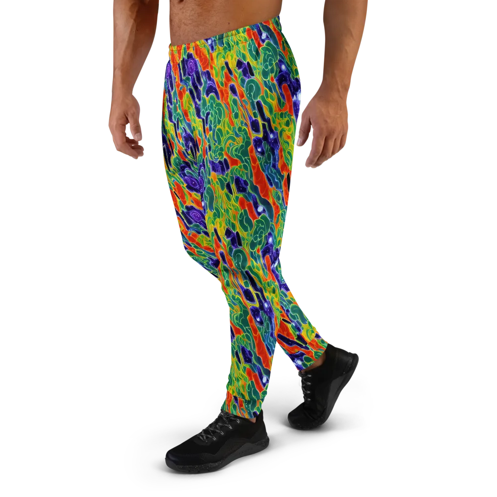 Liquid Tropics on Men's Joggers — Left